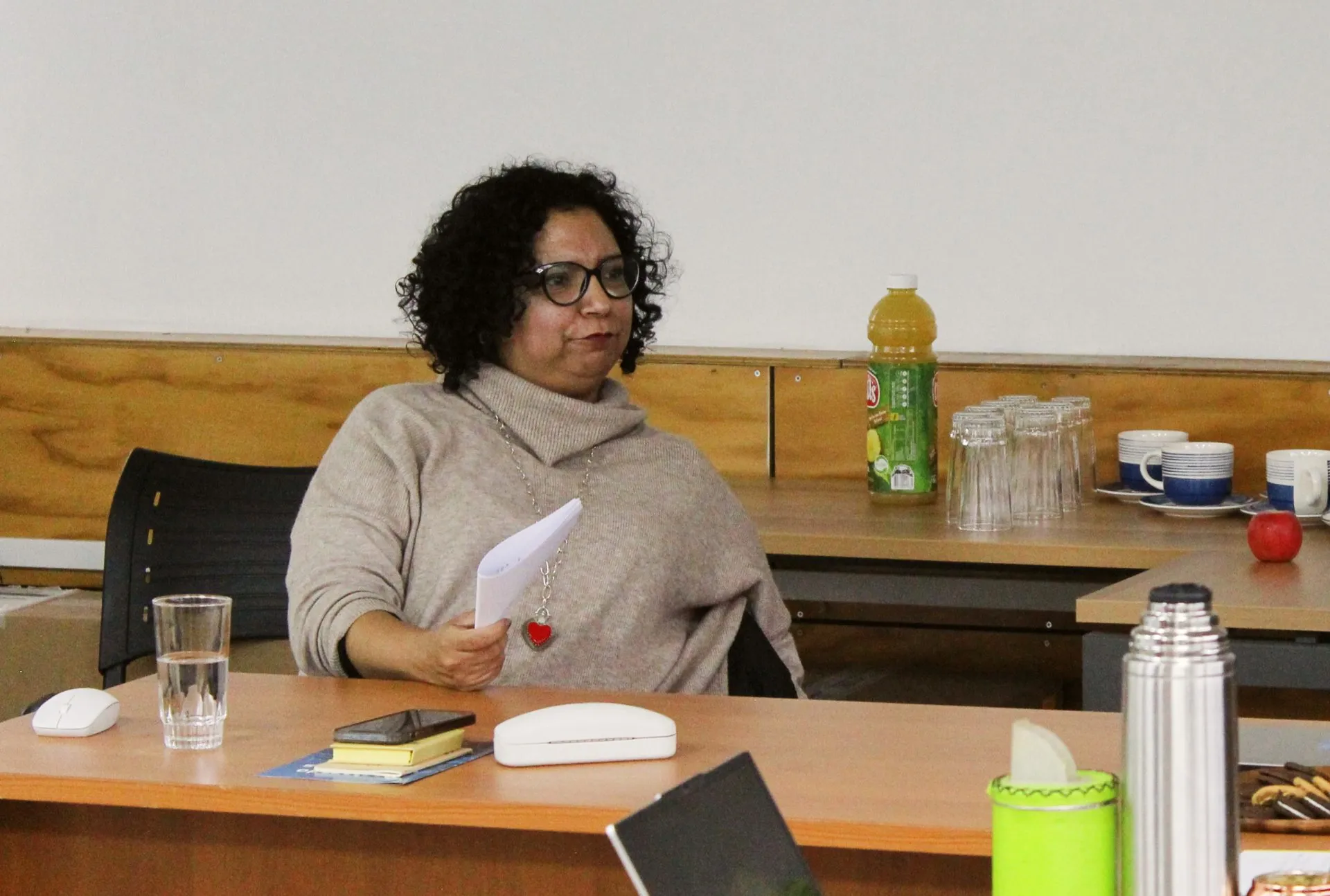 Dra. Claudia Zapata imparte curso sobre “Pensamiento indígena en América Latina”.