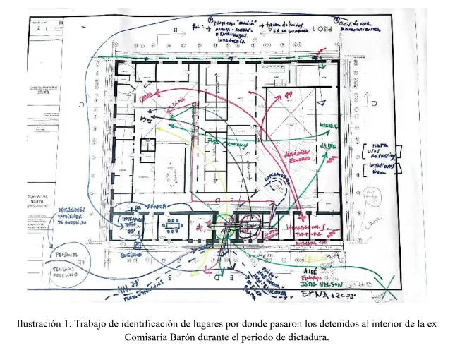 mapa ex comisaria Barón