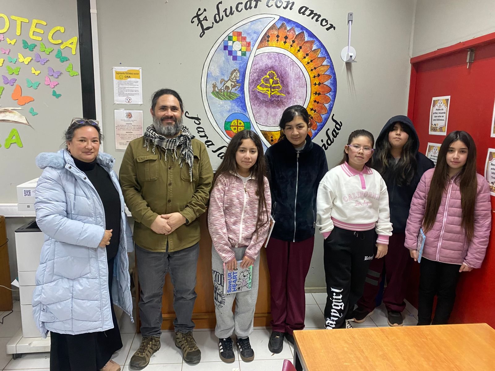 Estudiantes de enseñanza básica investigaron el origen y uso de la laguna de Pullally